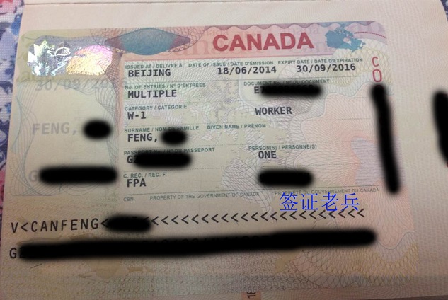 Psed Mr. Feng's WKR visa